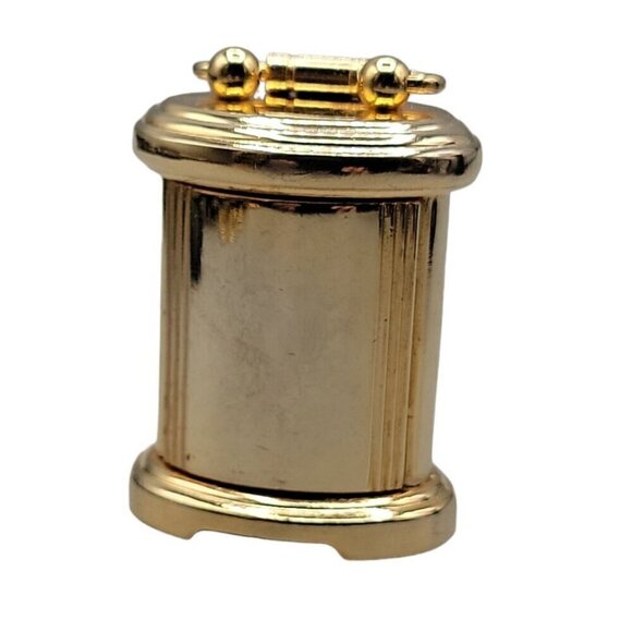 Rumours Mini Desk Quartz Clock Gold Tone Cute Gift Watch Lovers New Battery Runs - Picture 2 of 10